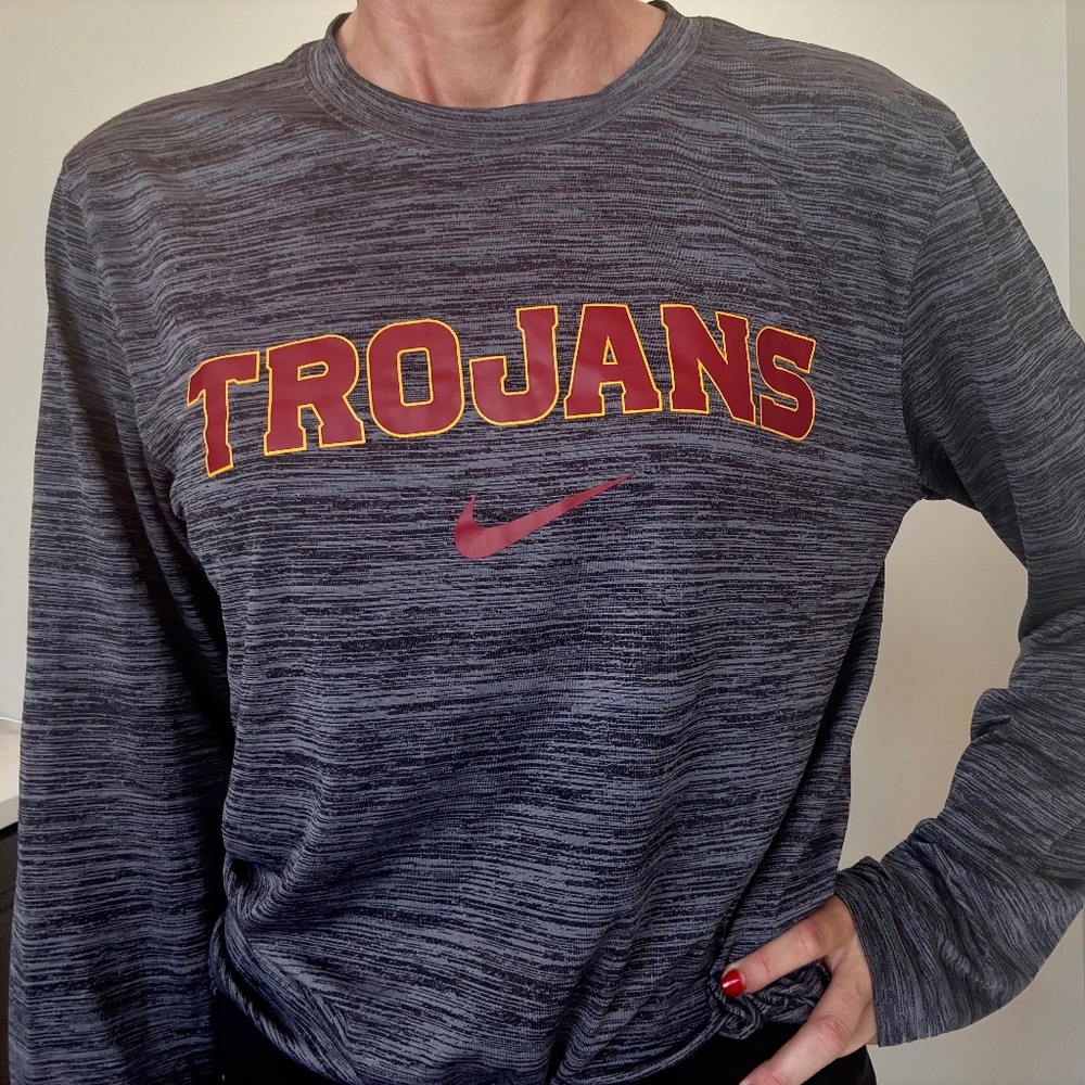 USC Nike long sleeve dri-fit shirt, Size Small, Unisex
